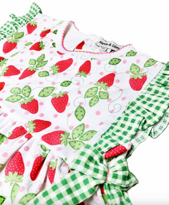 Strawberry Print Pima Dress