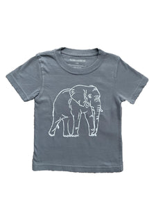 Short Sleeve Gray Elephant T-Shirt