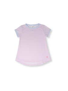 Bridget Basic T-Shirt- Pink Mini Gingham